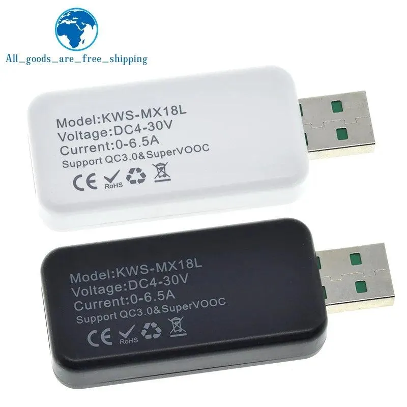 10-in-1 USB Digital Voltage and Current Tester with Power Bank Indicator