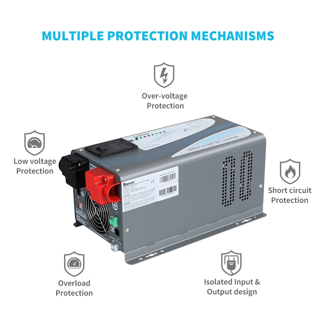 1000W Pure Sine Wave Inverter Charger