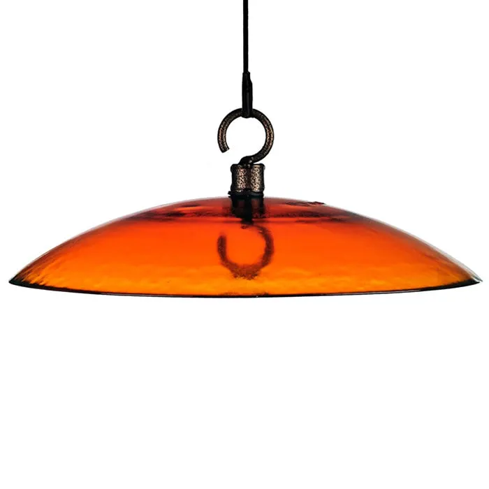 11" Petite Glass Baffle Dome, 3 Colors to Choose