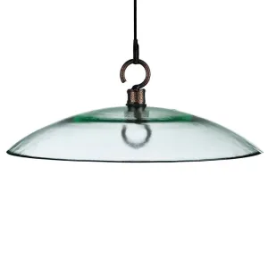 11" Petite Glass Baffle Dome, 3 Colors to Choose