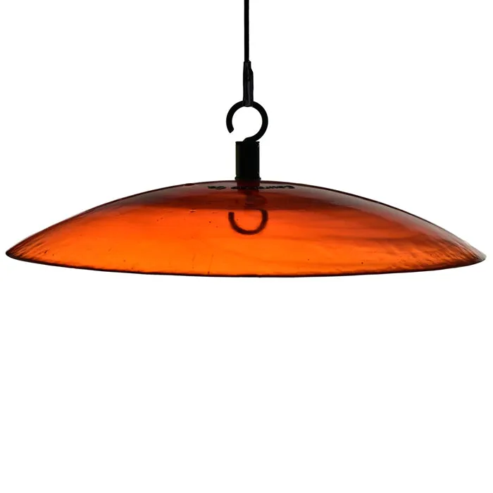 15" Glass Baffle Dome, 4 Colors to Choose