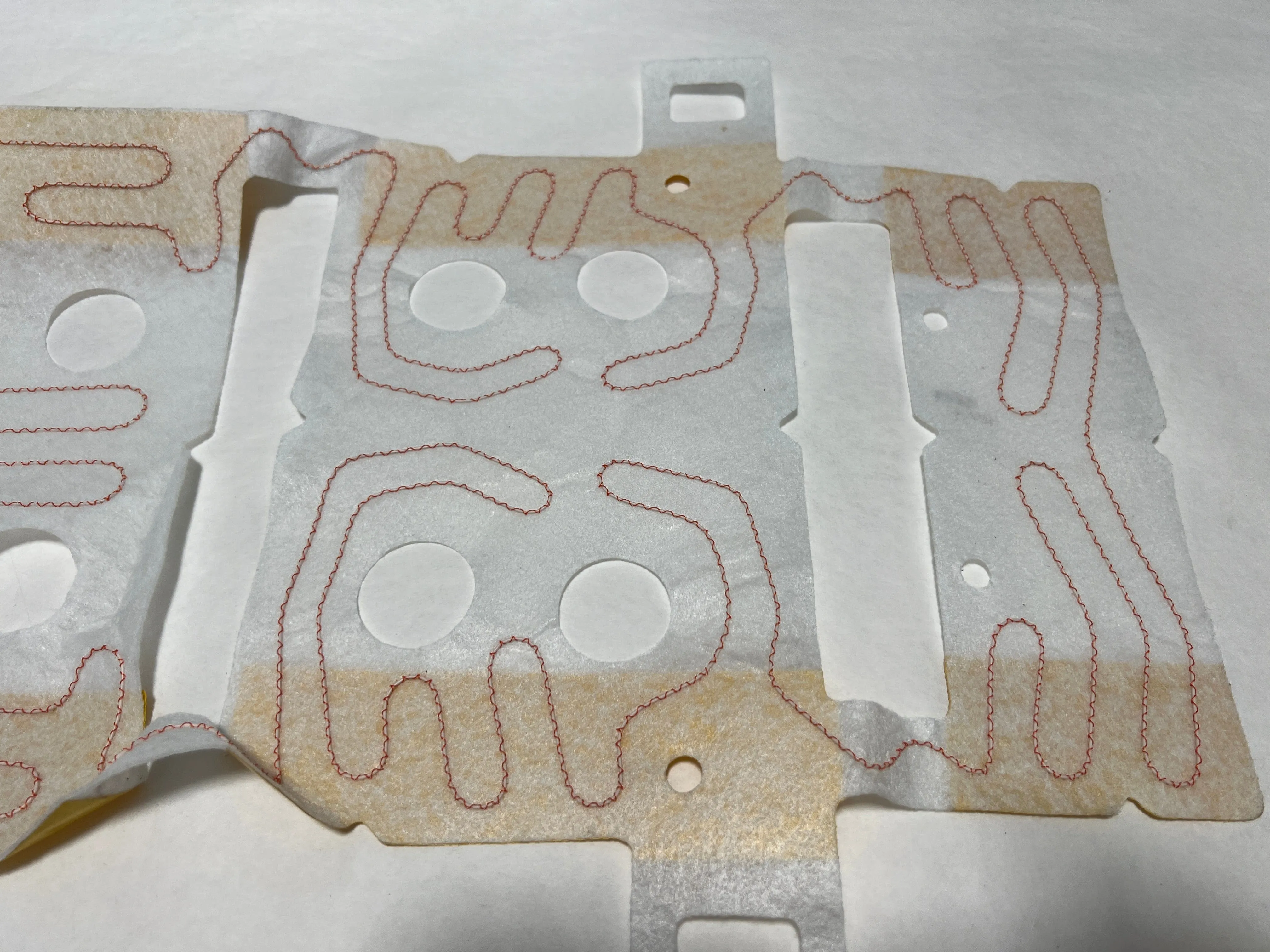 2020-2025 Ford Explorer Front Seat Back Heater Pad Fits Either Side For 8 Way Ventilated / Heated Seats Only