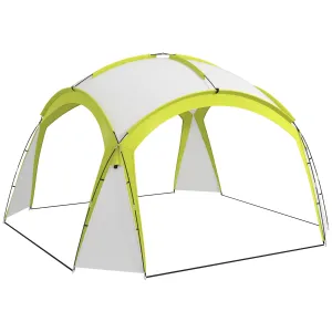 3.5 x 3.5M Camping Gazebo Outdoor Event Shelter Dome Tent Garden Sun Shelter Patio Spire Arc Pavilion Camp Sun Shade Green