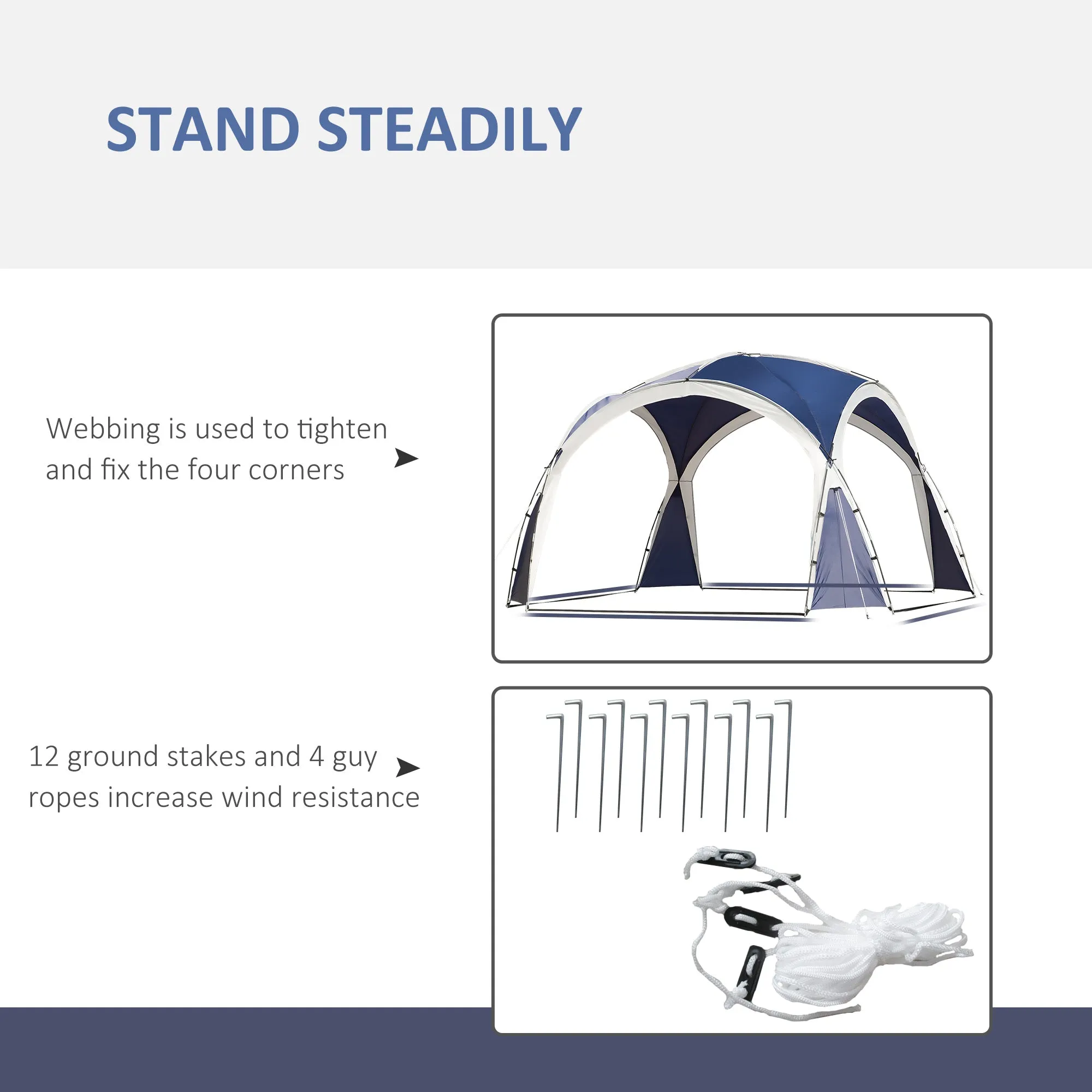3.5 x 3.5M Camping Gazebo