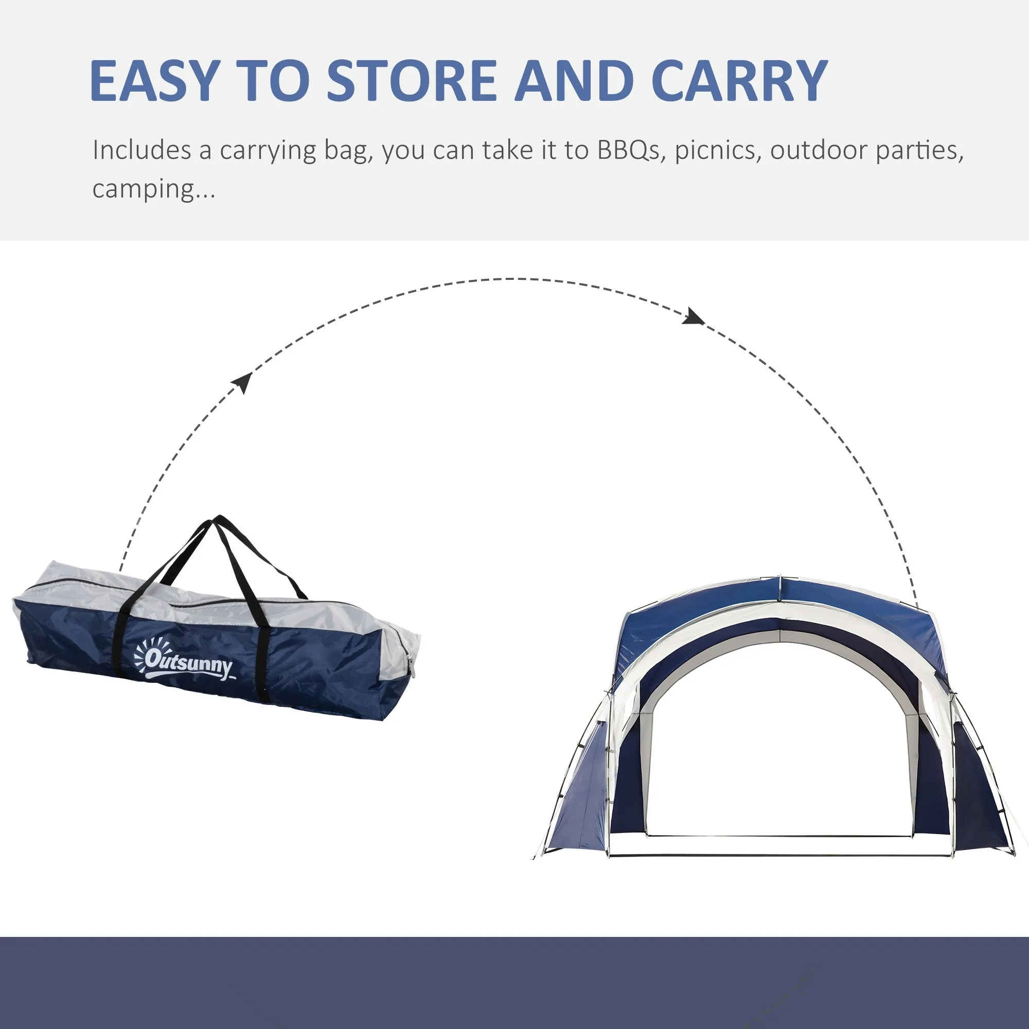 3.5 x 3.5M Camping Gazebo