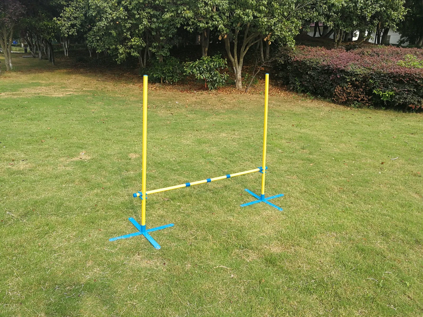 Adjustable Agility Jump Bar with Foldable Base for Dogs YES4PETS