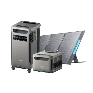 Anker SOLIX F3800   Anker SOLIX BP3800 Expansion Battery   400W Solar Panel