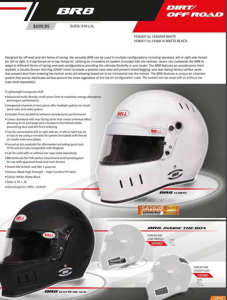 Bell BR8 Helmet SA2020