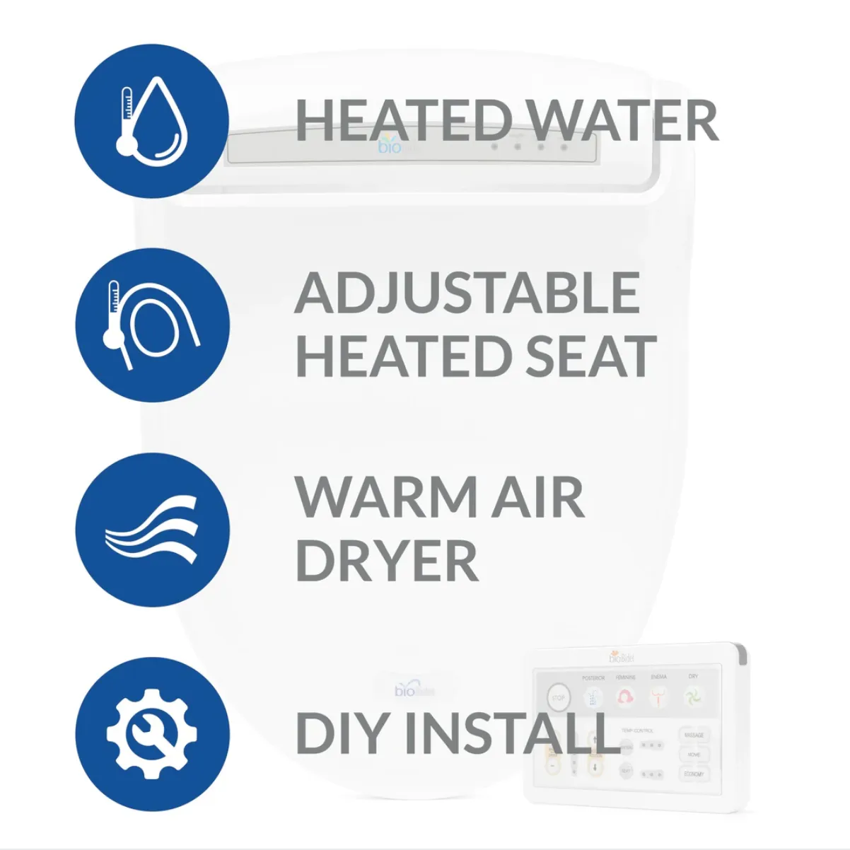 Bio Bidet Supreme BB-1000 Advanced Bidet Seat