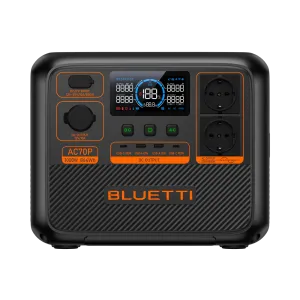 BLUETTI AC70P Portable Power Station | 1000W 864Wh