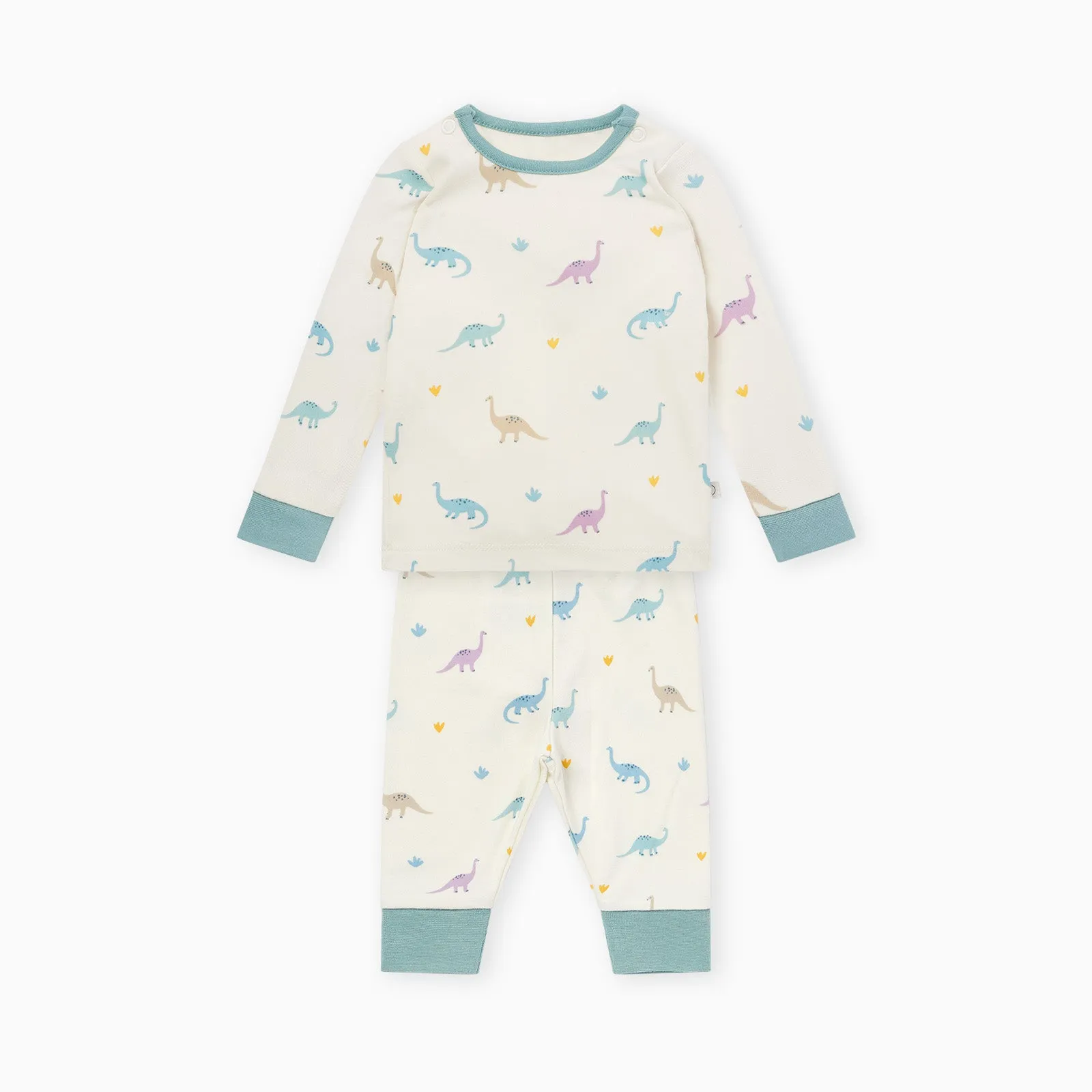 Dino Print Pajama Set