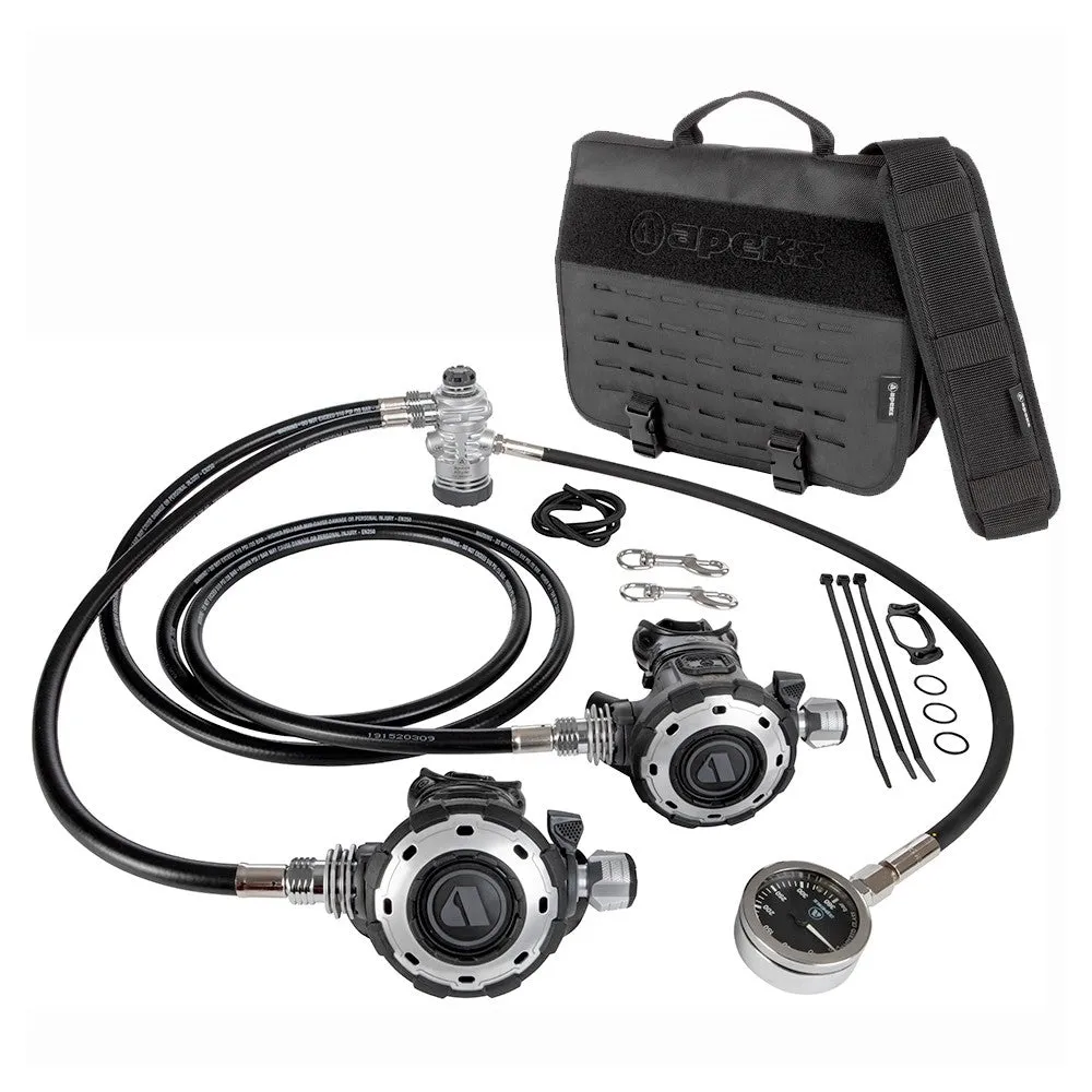 DIR Apeks XDeep Deluxe Starter Package -  Zeos Deluxe Wing   MTX-RC Long Hose Regulator