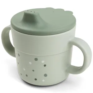 Done by Deer Foodie Spout Cup Happy Dots Green