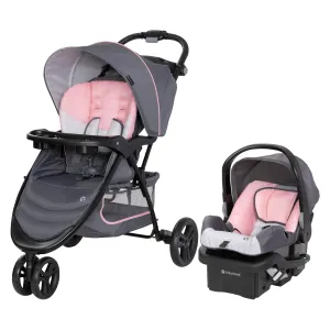 EZ Ride Stroller Travel System with EZ-Lift™ Infant Car Seat - Flamingo Pink