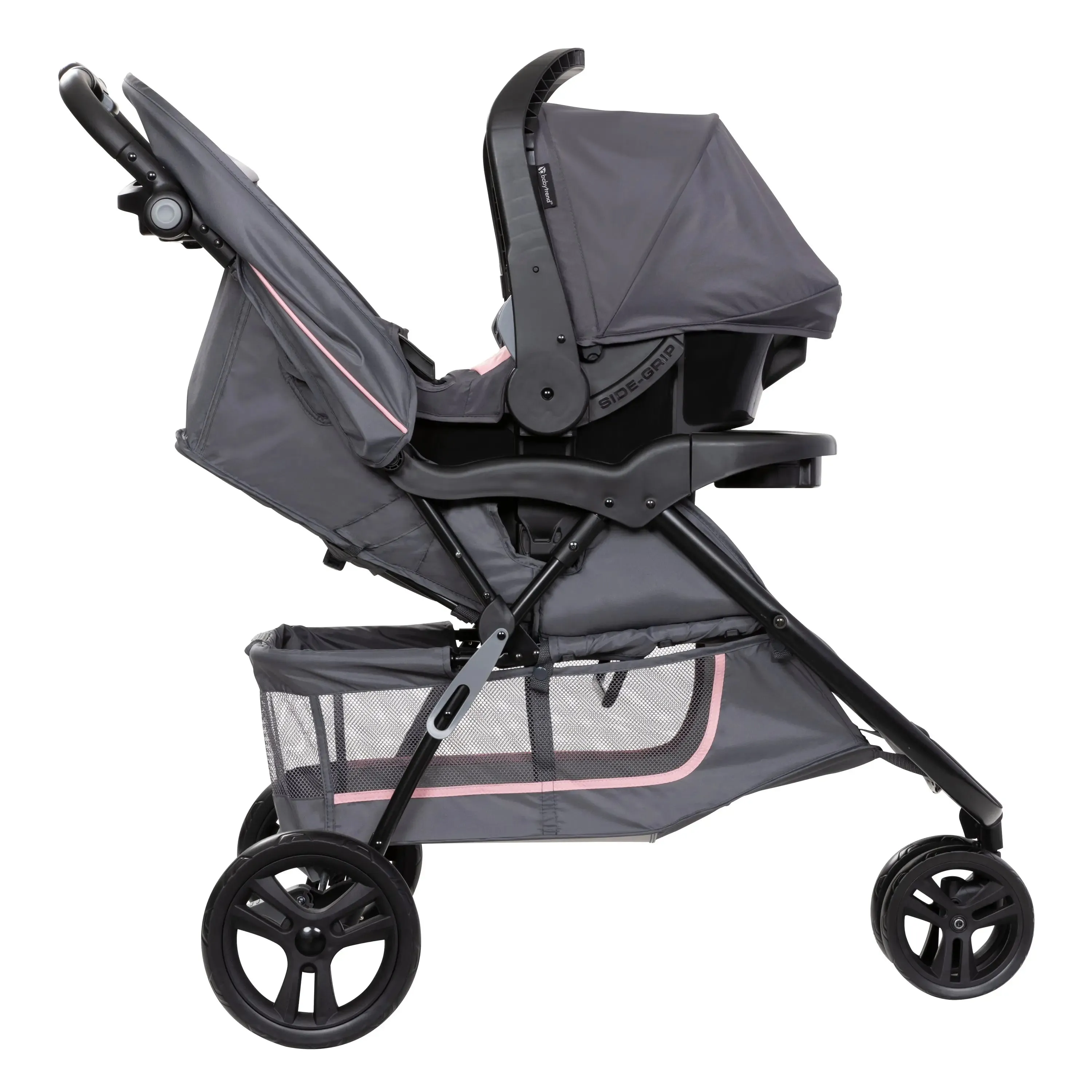 EZ Ride Stroller Travel System with EZ-Lift™ Infant Car Seat - Flamingo Pink