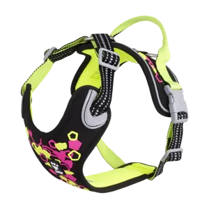 Hurtta Dog Harness: Weekend Warrior Neon Harness