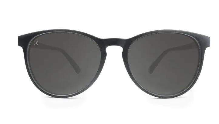 Knockaround Mai Tais Matte Black Frames - Black Smoke Lens - Polarized Sunglasses