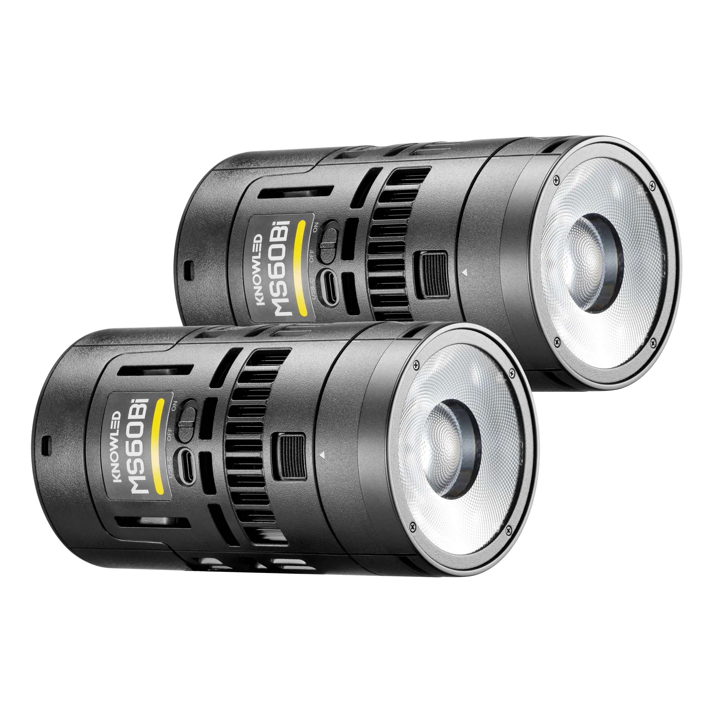 KNOWLED MS60Bi 2K Super Compact Bi-Colour LED Video Light Twin Kit