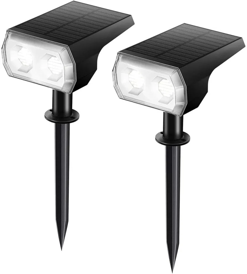 LED Solar Light Outdoors Solar Panel Lamp Landscape Spotlights Waterproof Street 48 LED Lights for Garden Yard Patio Decoration