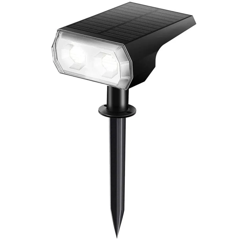 LED Solar Light Outdoors Solar Panel Lamp Landscape Spotlights Waterproof Street 48 LED Lights for Garden Yard Patio Decoration