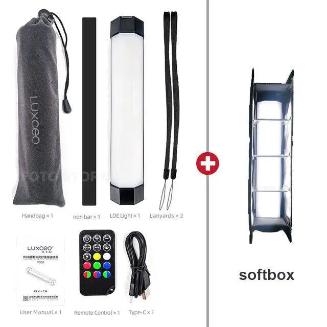 LUXCEO P200 RGB Photography Light: Creative Versatile Lighting Solution