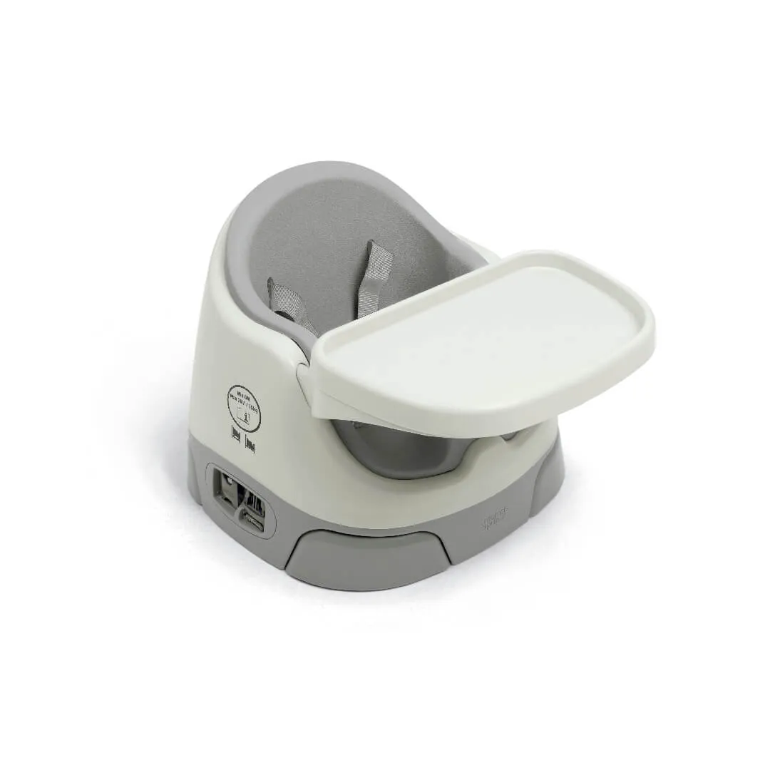 Mamas and Papas Bug 3-in-1 Floor & Booster Seat with Activity Tray - Pebble Grey