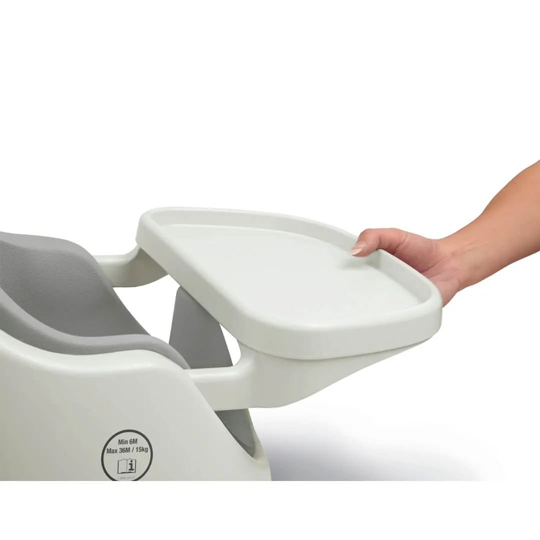 Mamas and Papas Bug 3-in-1 Floor & Booster Seat with Activity Tray - Pebble Grey