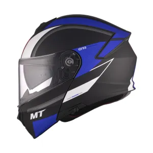 MT Genesis SV Cave A7 Helmet in Matt Black Blue