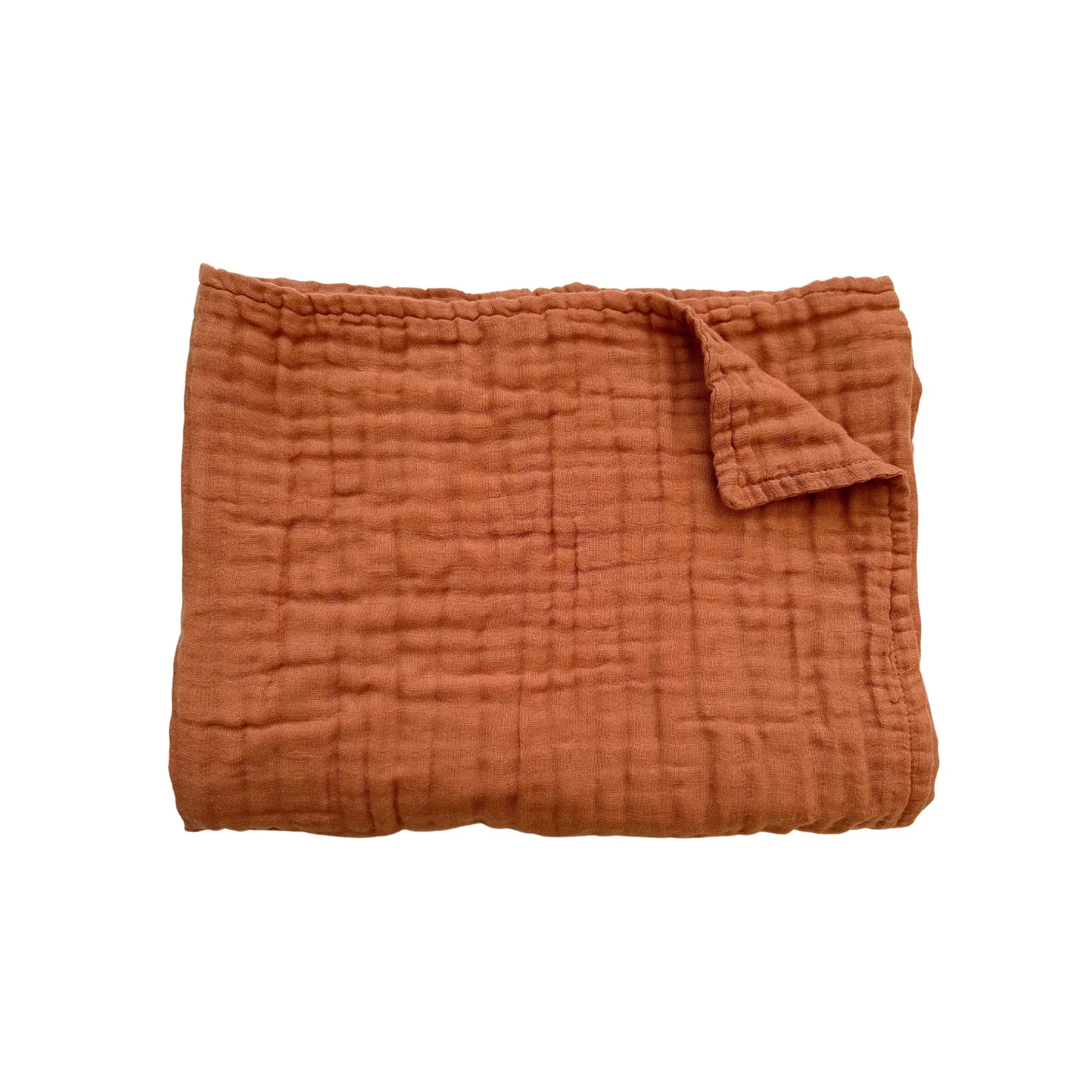 Muslin 6-Layer Blanket - Copper