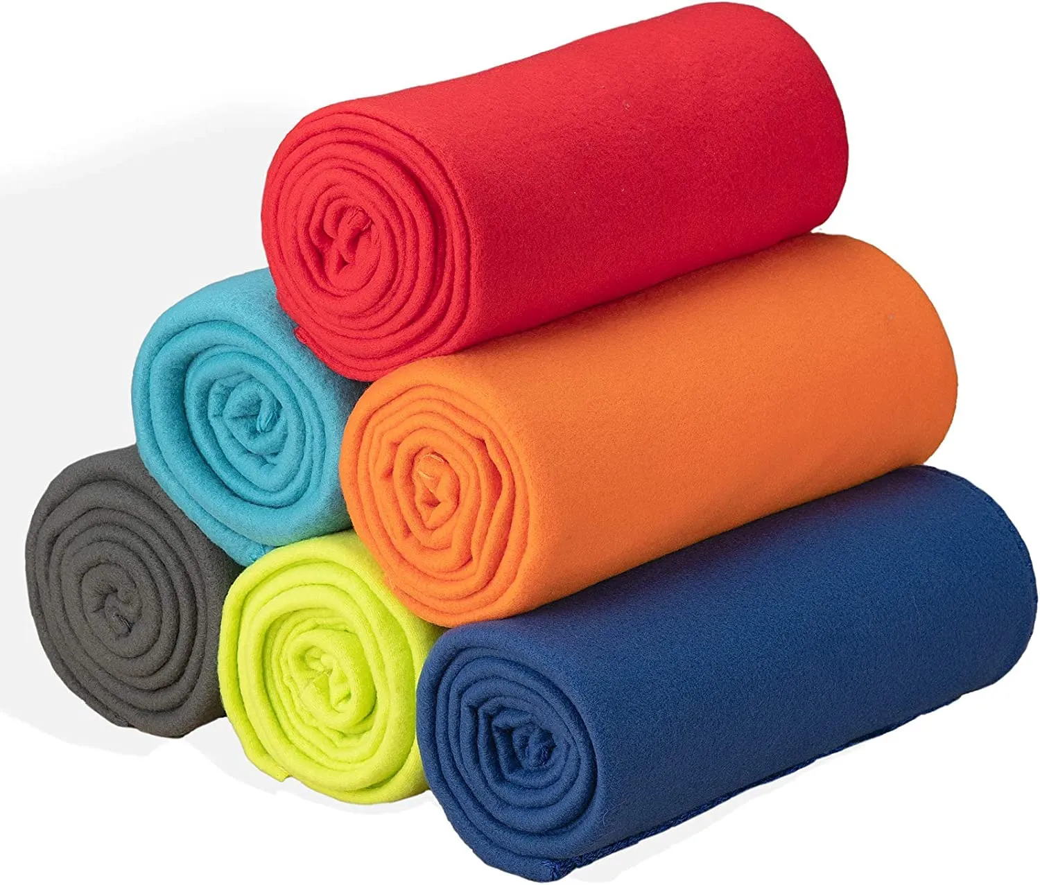 Nivasam Polar Fleece Blanket Super Soft Light Weight, Micro Fleece All Season, Dohar, Ac Blanket, Travel Blanket Multicolour, Set of 10 (5 Solid   5 Printed) (Single Bed)
