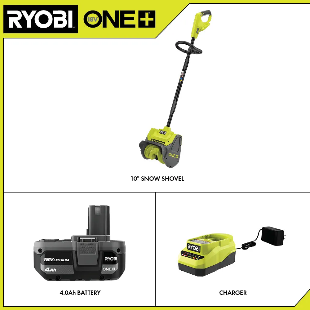 Open Box -  RYOBI 18V ONE  Cordless 10-inch Snow Shovel (Tool Only)