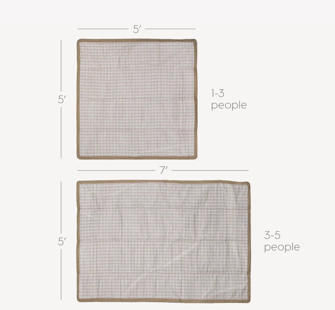Outdoor Blanket - Midnight Poppy