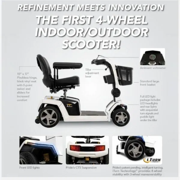 Pride Zero Turn 10 ZT10 4-Wheel Mobility Scooter