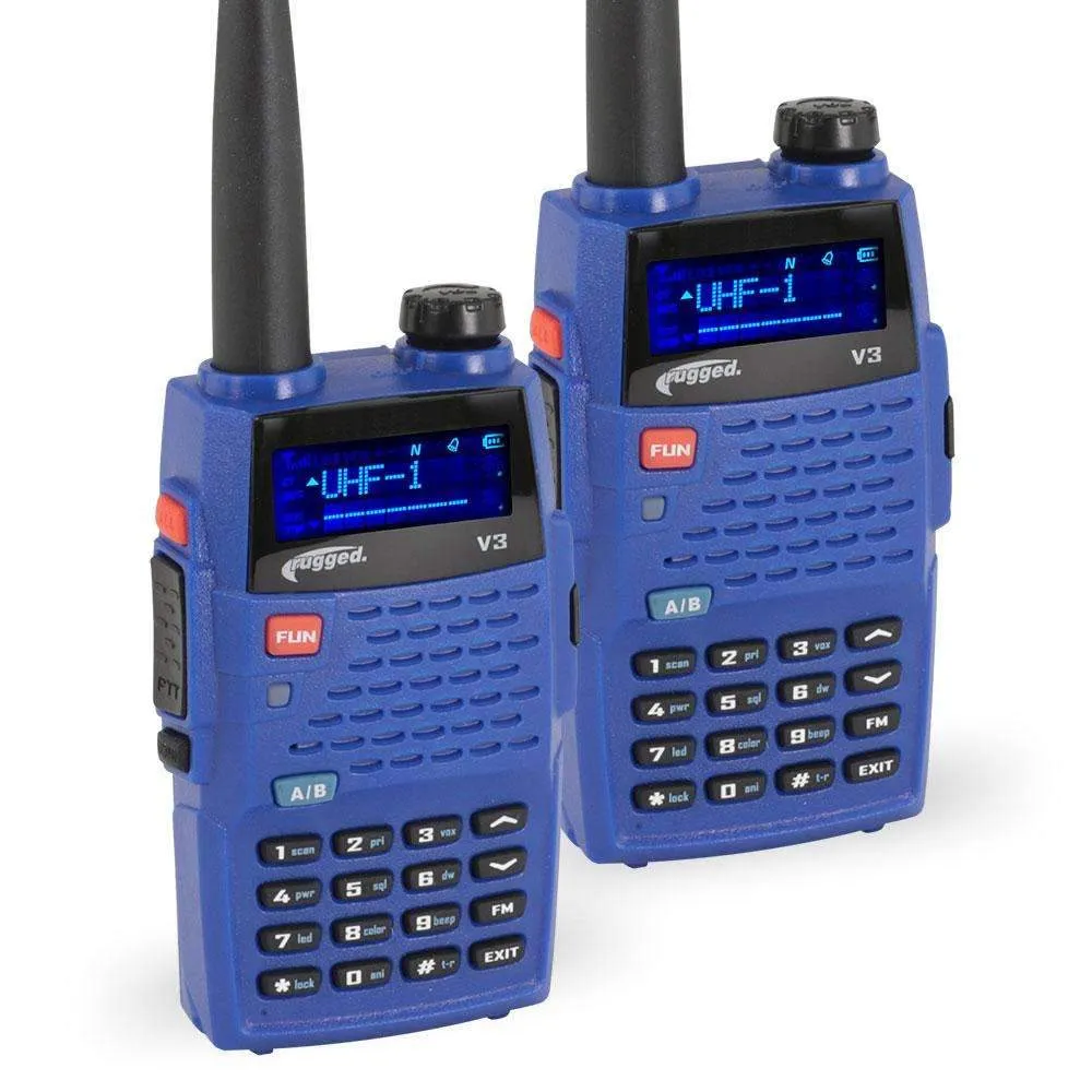 Ready Pack - With Rugged V3 Handheld Radios - Analog Business Band