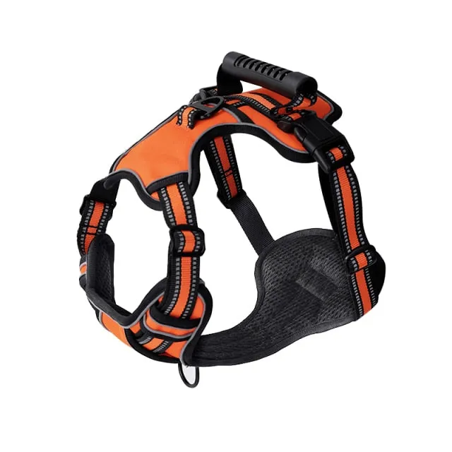 Reflective No Pull Breathable Pet Dog Puppy Outdoor Vest Walking Training Harness Vest