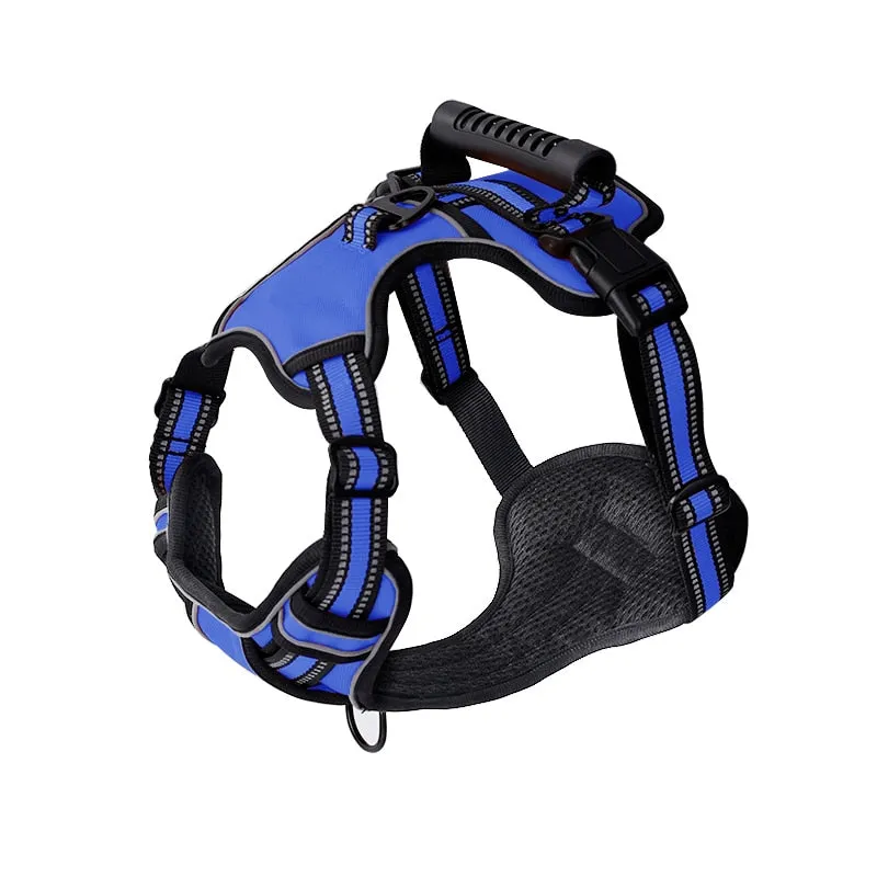 Reflective No Pull Breathable Pet Dog Puppy Outdoor Vest Walking Training Harness Vest