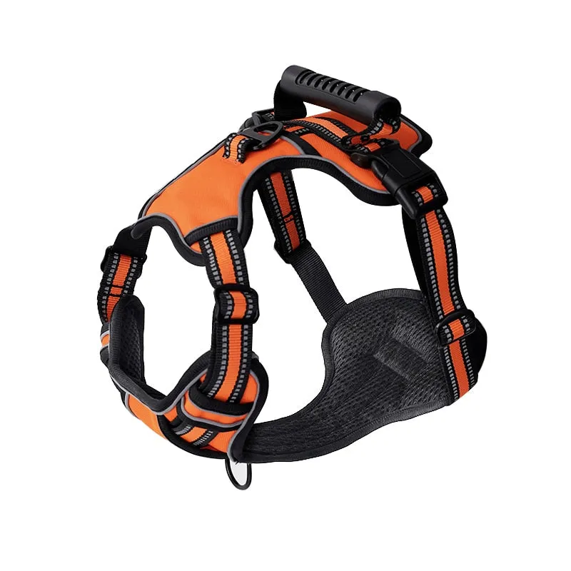Reflective No Pull Breathable Pet Dog Puppy Outdoor Vest Walking Training Harness Vest
