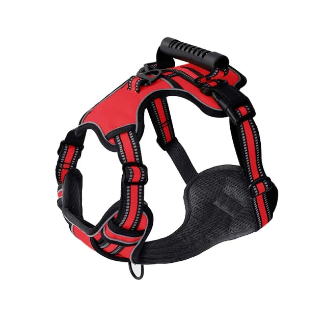 Reflective No Pull Breathable Pet Dog Puppy Outdoor Vest Walking Training Harness Vest