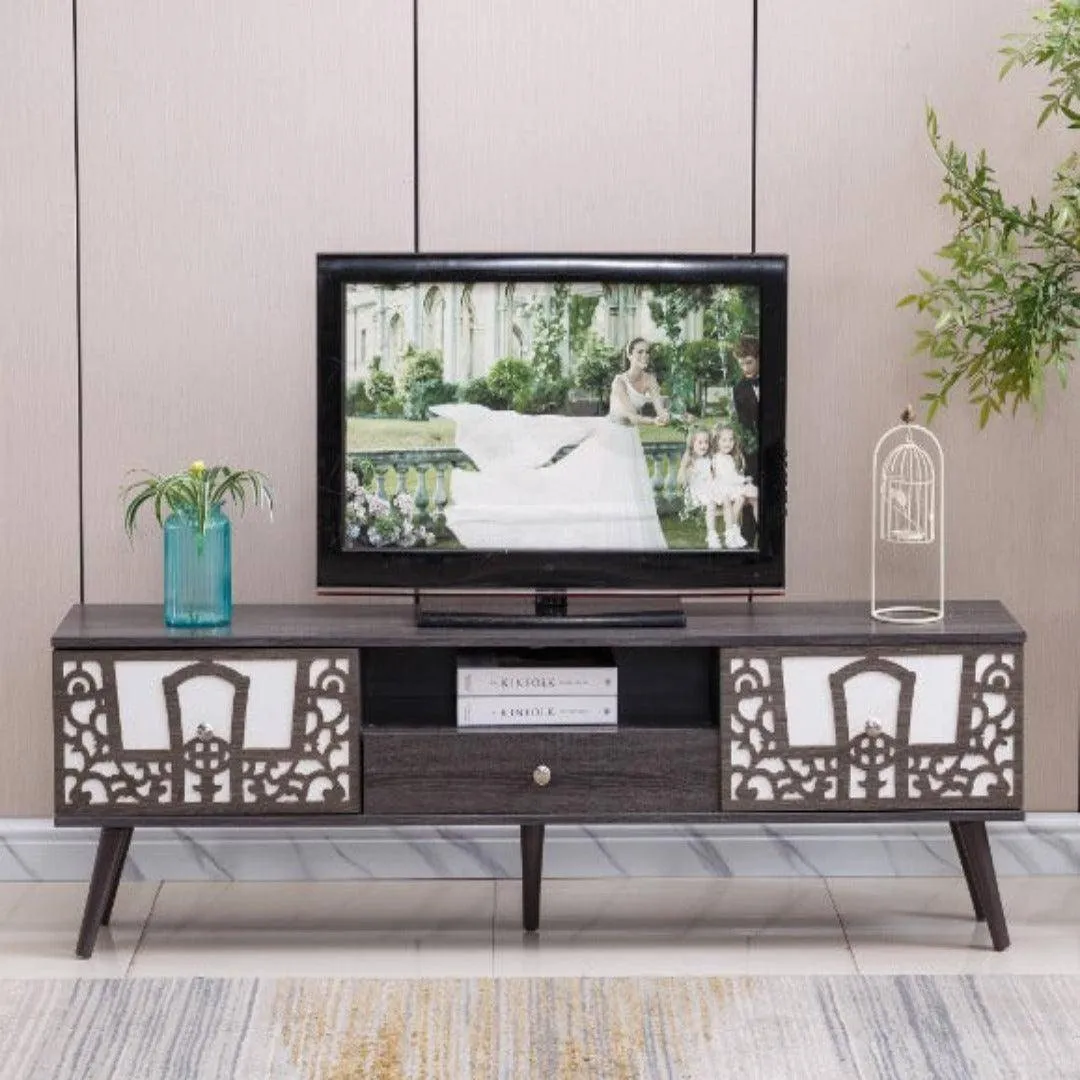 Rustic Mordern TV Stand Grey Wood - TV-103