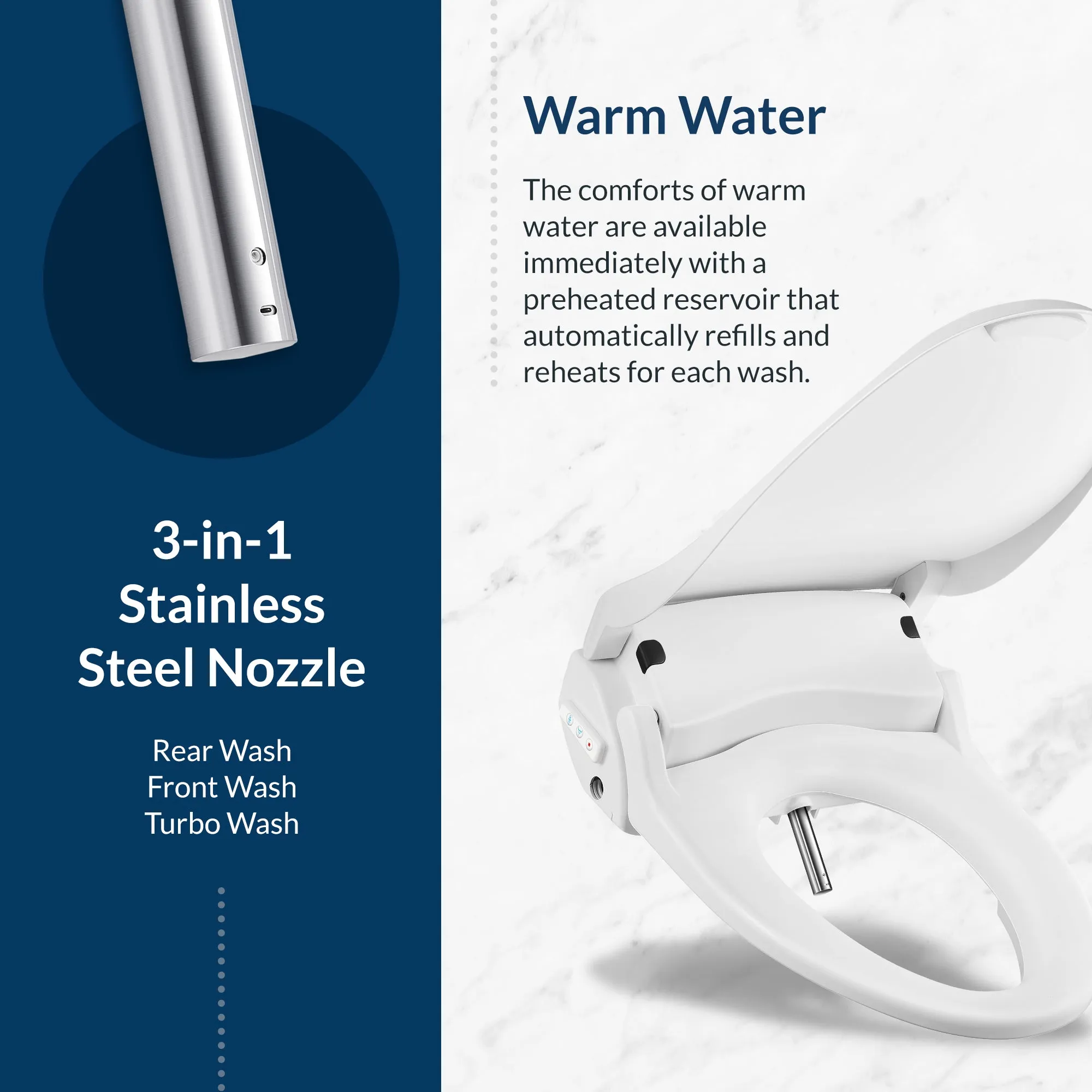 Slim Two Bidet Seat