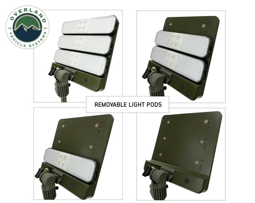 Solar Powered Camping light with removable light pods