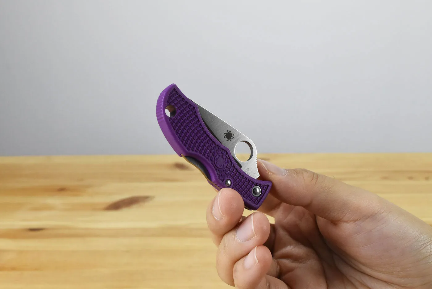 Spyderco LPRP3 Ladybug 3 FRN Purple