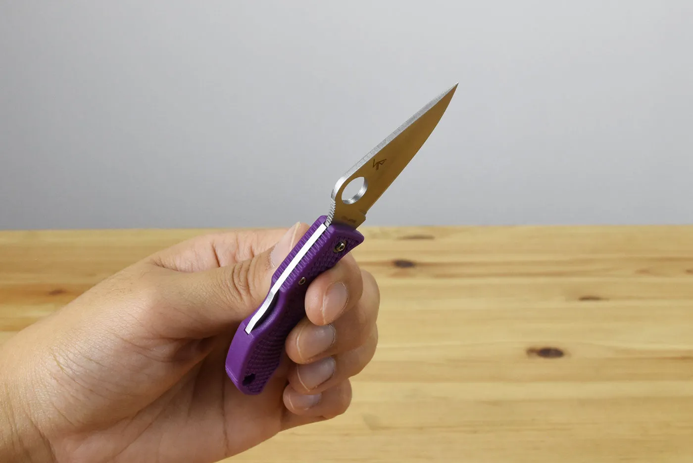 Spyderco LPRP3 Ladybug 3 FRN Purple
