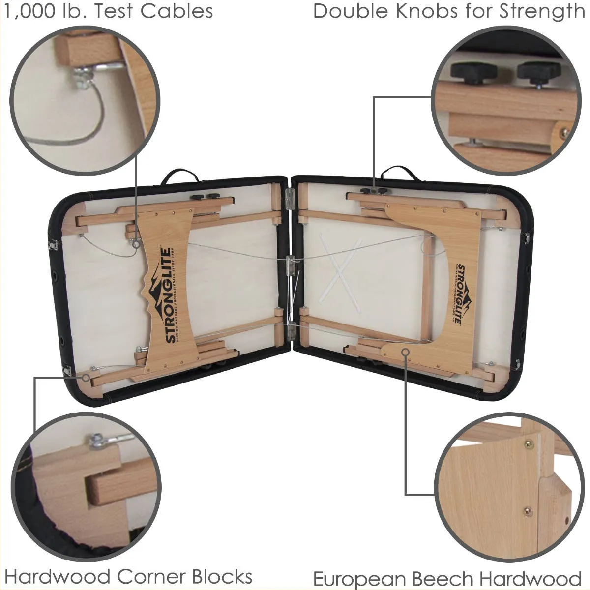 Stronglite Portable Massage Table Package Shasta