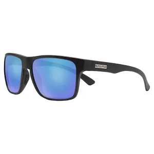 Suncloud Women's Matte Black  Frame Polar Blue Mirror Lens Polarized Rambler Sunglasses - 202126003575X