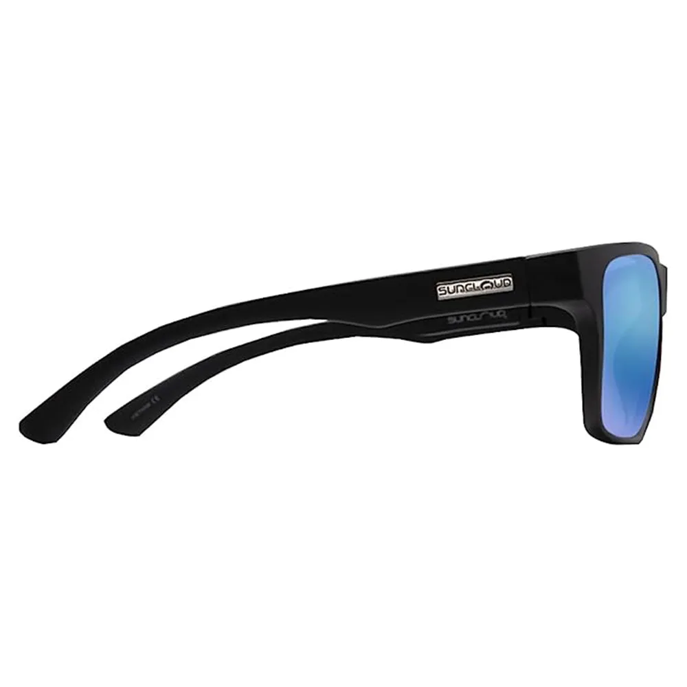 Suncloud Women's Matte Black  Frame Polar Blue Mirror Lens Polarized Rambler Sunglasses - 202126003575X
