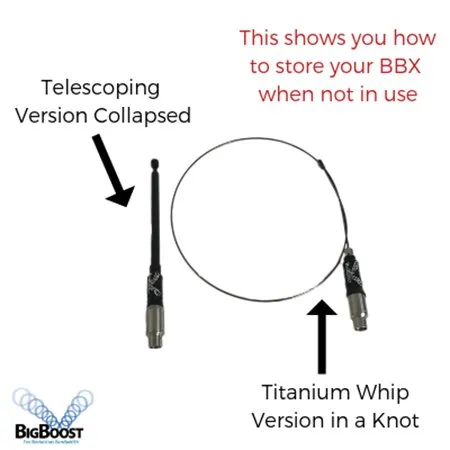 Telescoping BigBoost Xtreme 33" Antenna for DPH, GPH Radios