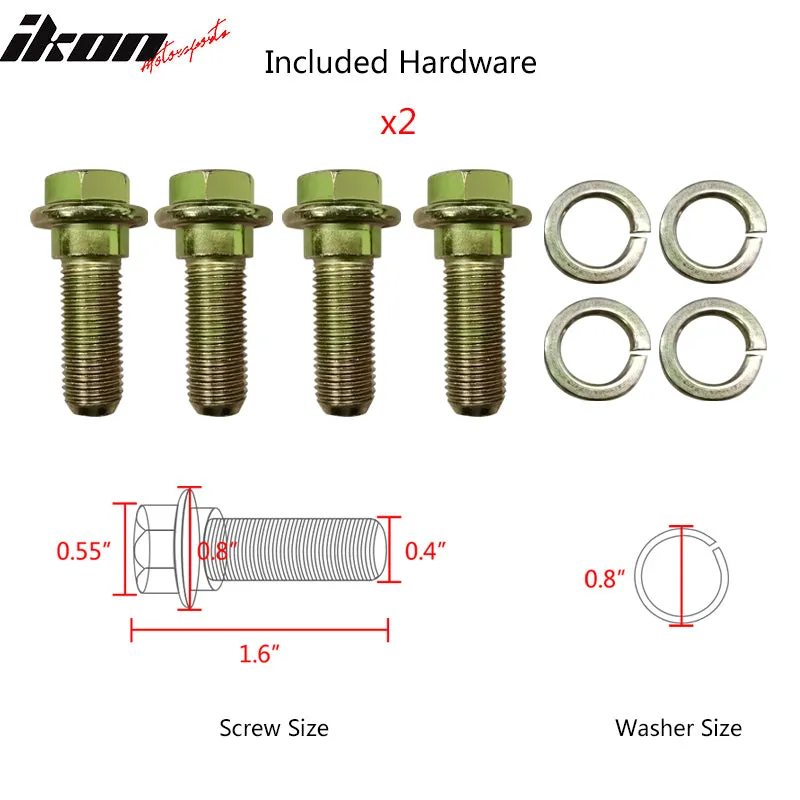 Universal White Bezel Racing Seat Dual Slider Buckle Belt PU Carbon