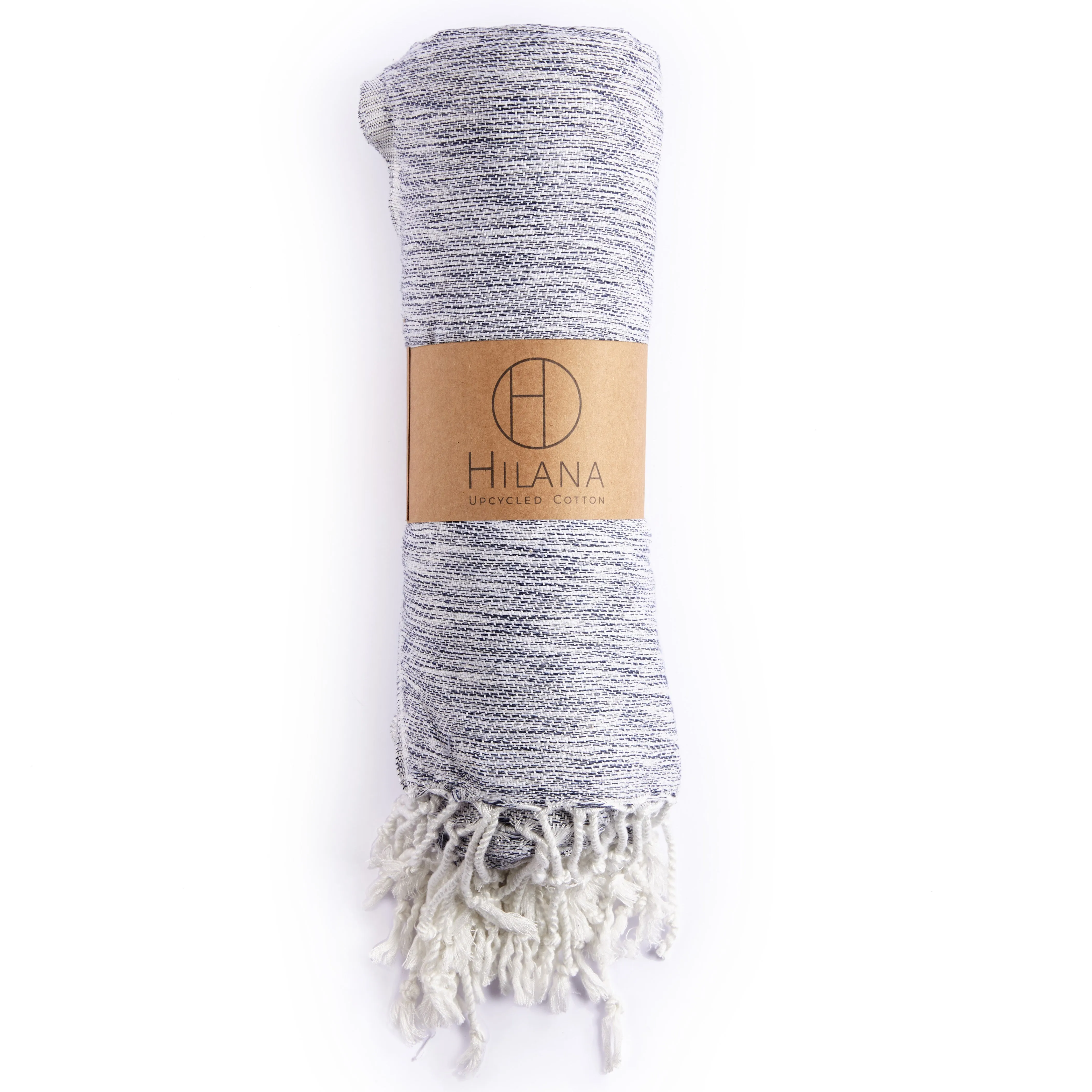 Yalova Ultra Soft Marbled Blanket Throw - Blue by Eco Hilana