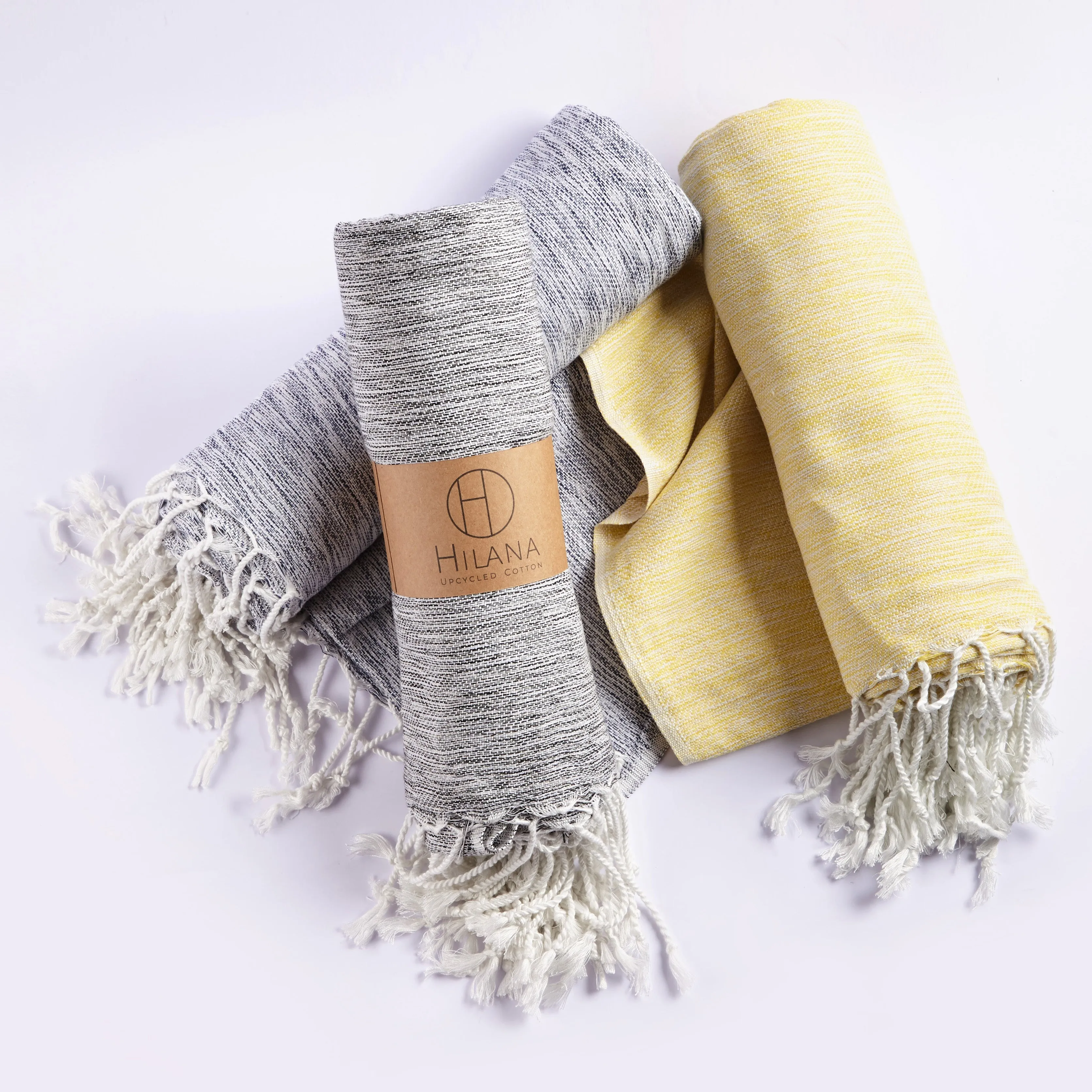 Yalova Ultra Soft Marbled Blanket Throw - Blue by Eco Hilana